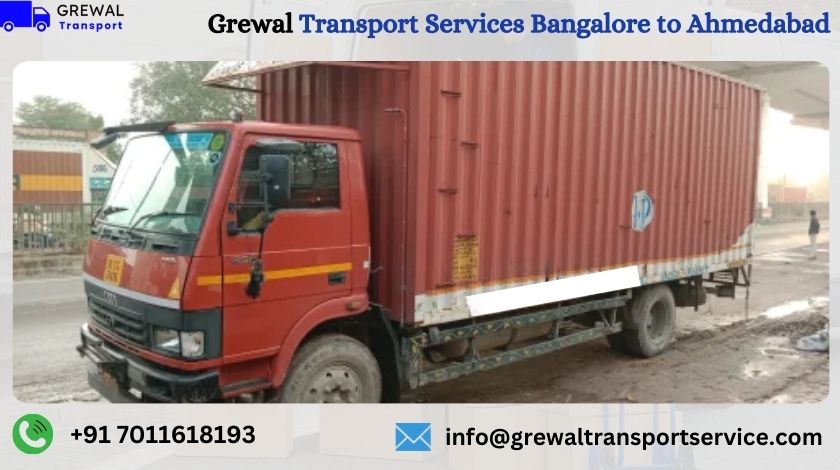 Goods Truck Transport From Bangalore To Ahmedabad