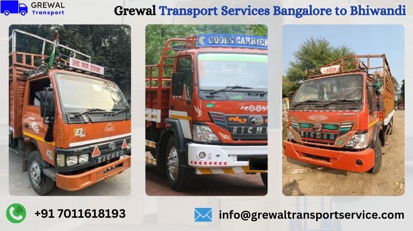 Best Truck Transport From Bangalore To Bhiwandi