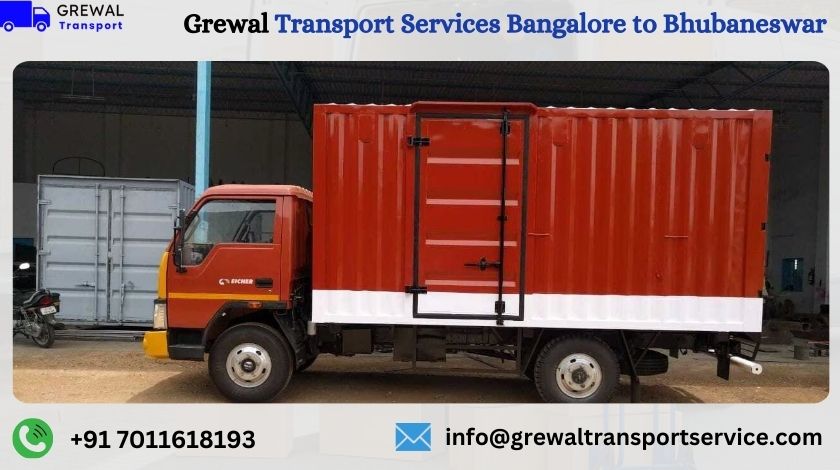 Goods Truck Transport From Bangalore To Bhubaneswar