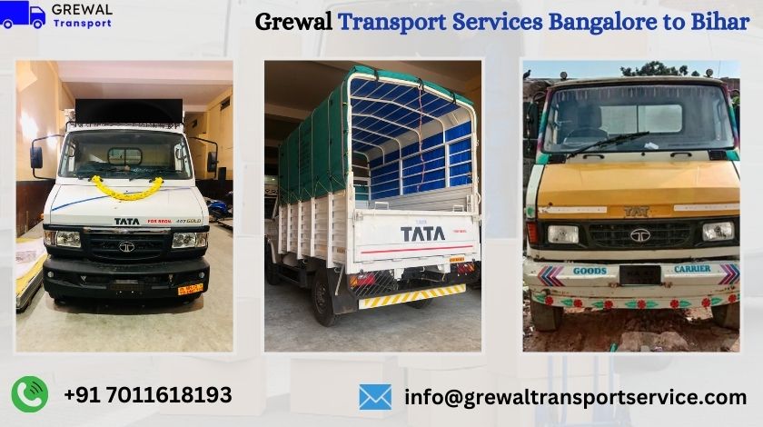 Best Truck Transport From Bangalore To Bihar