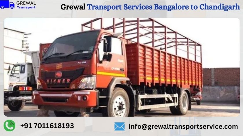 Goods Truck Transport From Bangalore To Chandigarh