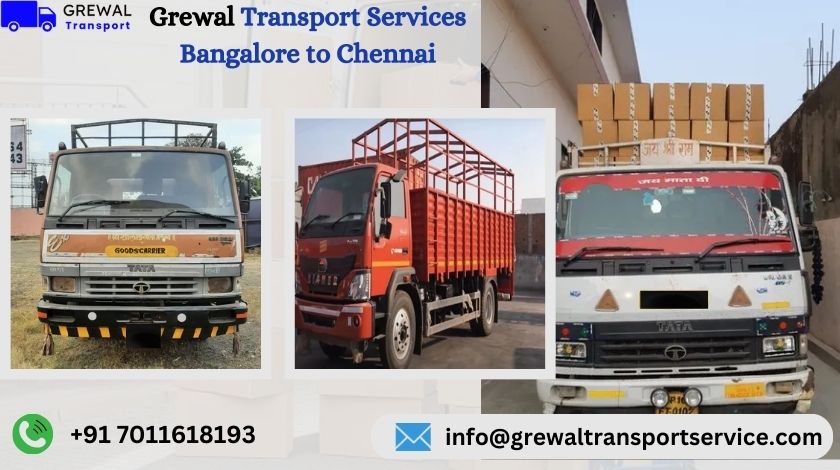 Best Truck Transport From Bangalore To Chennai