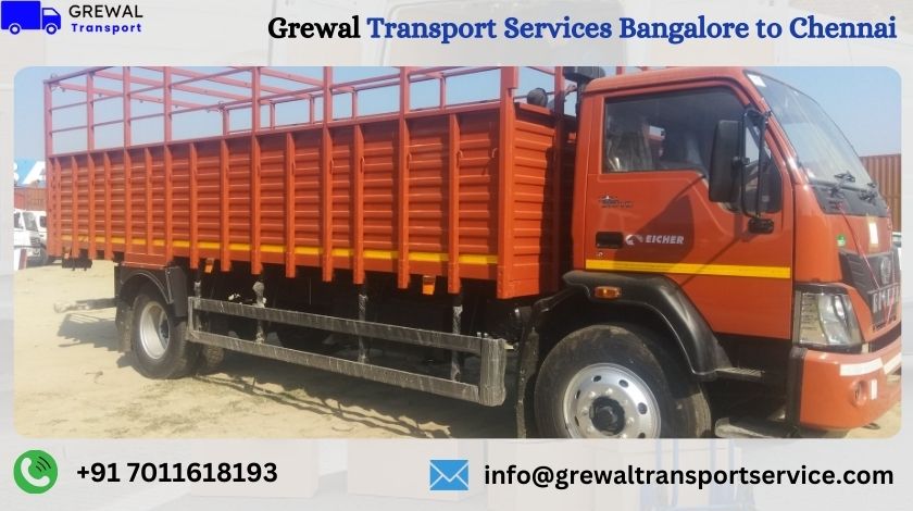 Goods Truck Transport From Bangalore To Chennai