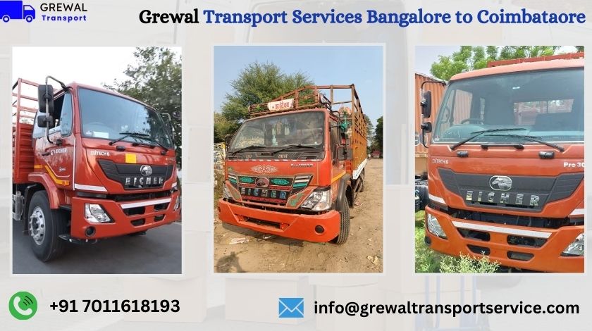 Best Truck Transport From Bangalore To Coimbatore