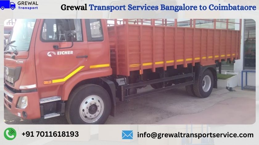 Goods Truck Transport From Bangalore To Coimbatore