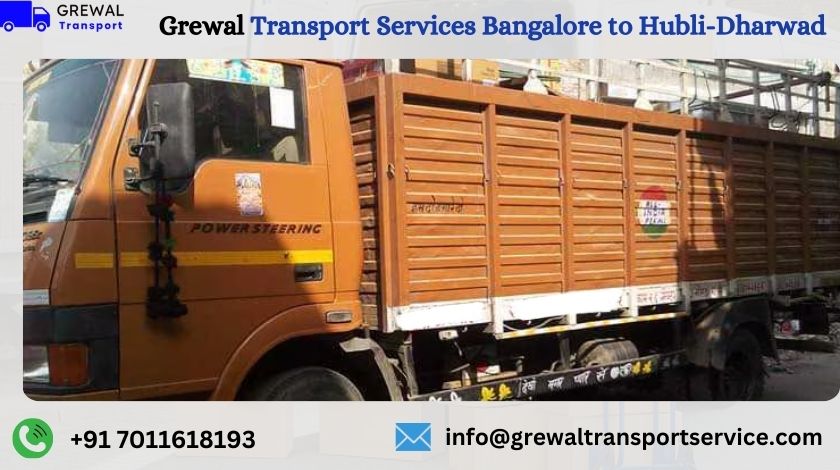 Goods Truck Transport From Bangalore To Hubli Dharwad