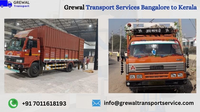 Best Truck Transport From Bangalore To Kerala