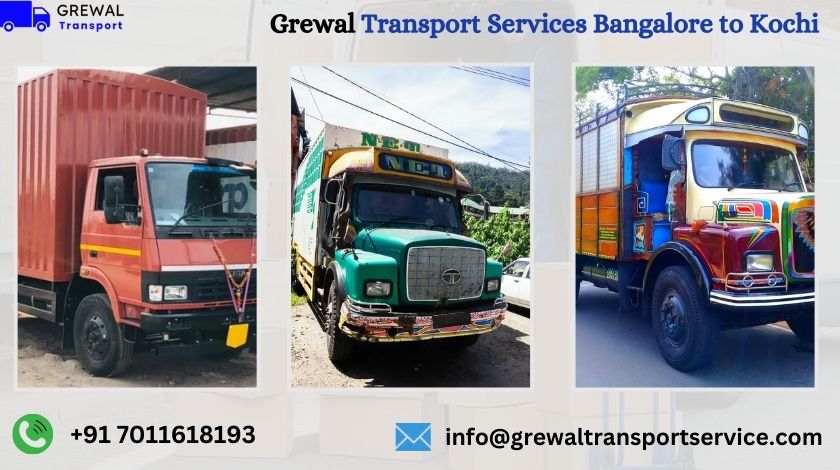 Best Truck Transport From Bangalore To Kochi