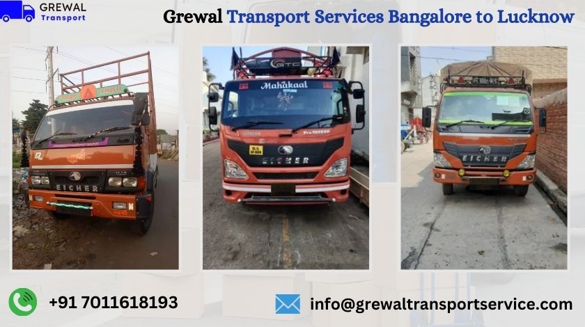 Best Truck Transport From Bangalore To Lucknow