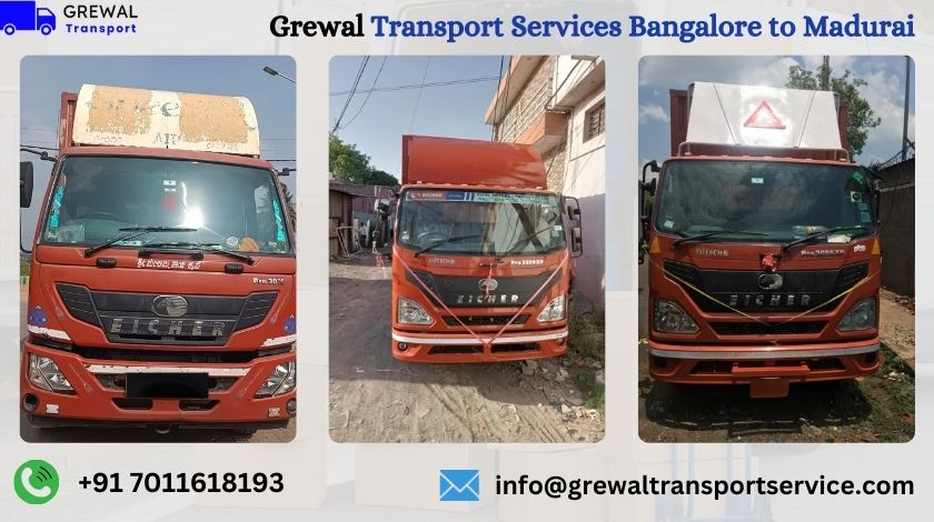 Best Truck Transport From Bangalore To Madurai