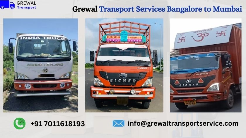 Goods Truck Transport From Bangalore To Mumbai