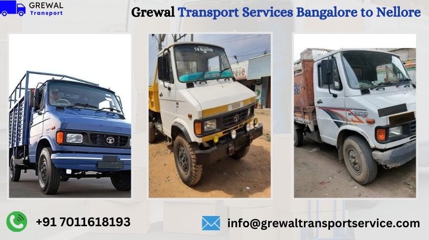 Best Truck Transport From Bangalore To Nellore