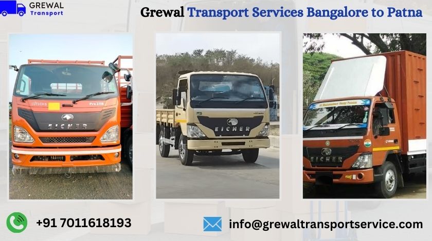 Best Truck Transport From Bangalore To Patna