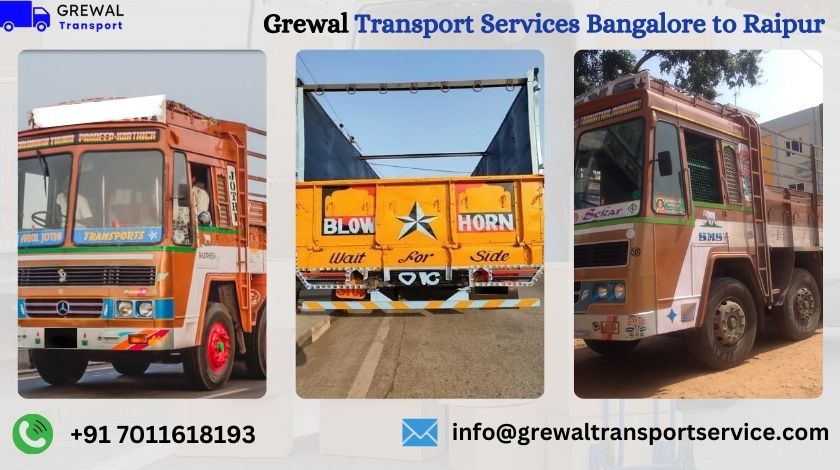 Best Truck Transport From Bangalore To Raipur