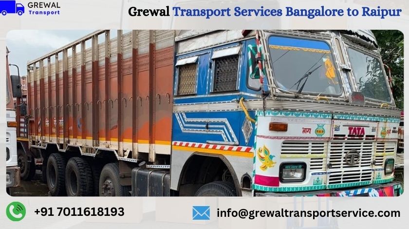 Goods Truck Transport From Bangalore To Raipur