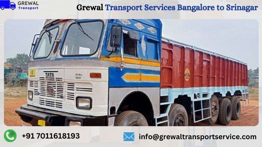 Goods Truck Transport From Bangalore To Srinagar