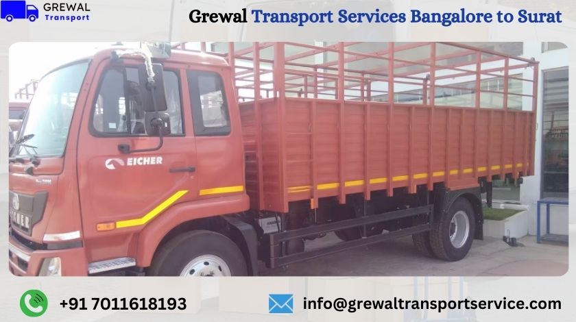 Goods Truck Transport From Bangalore To Surat