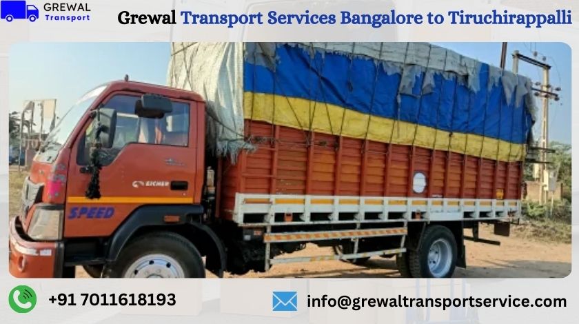 Goods Truck Transport From Bangalore To Tiruchirappalli