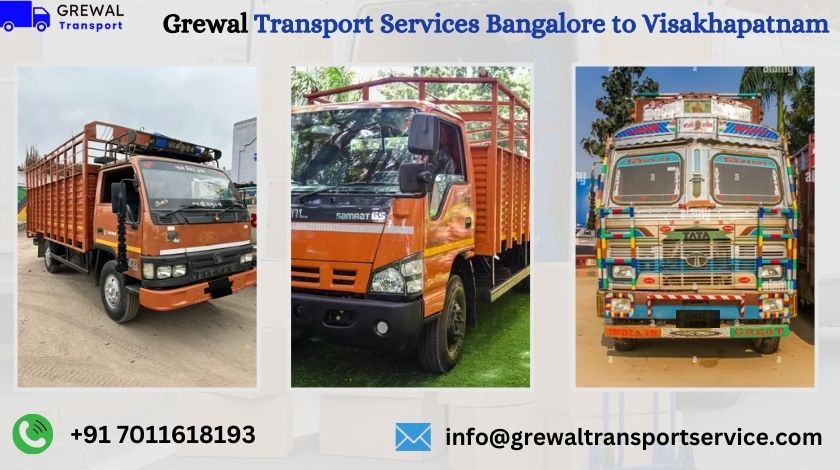 Best Truck Transport From Bangalore To Visakhapatnam