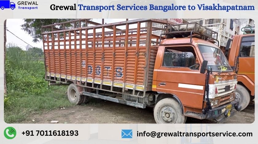 Goods Truck Transport From Bangalore To Visakhapatnam