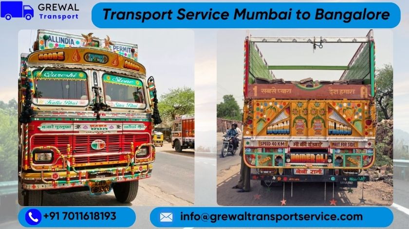 Goods Truck Transport From Mumbai To Bangalore