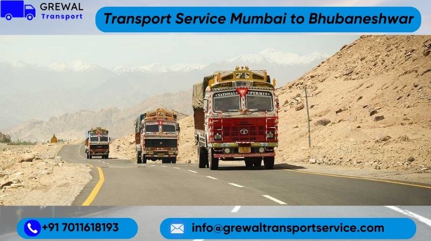 Best Truck Transport From Mumbai To Bhubaneswar