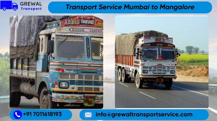 Goods Truck Transport From Mumbai To Mangalore