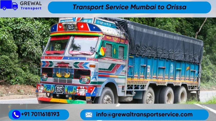 Best Truck Transport From Mumbai To Orissa