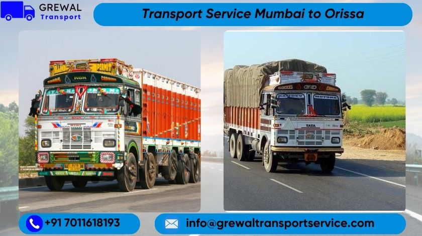 Goods Truck Transport From Mumbai To Orissa