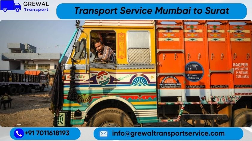 Best Truck Transport From Mumbai To Surat