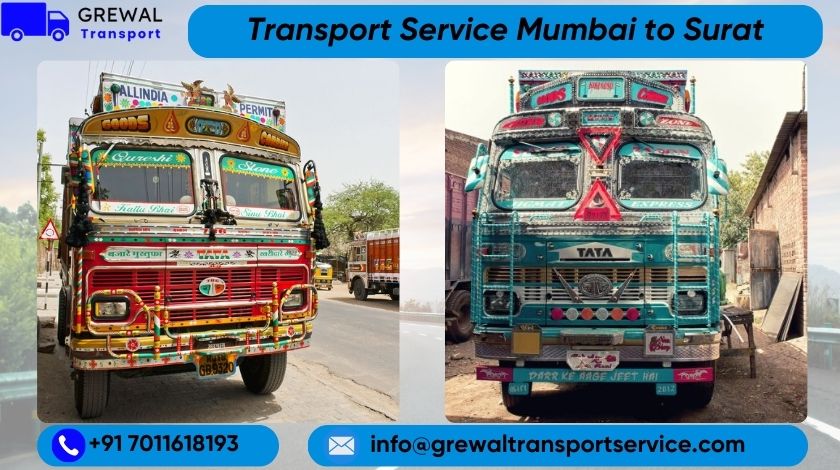 Goods Truck Transport From Mumbai To Surat