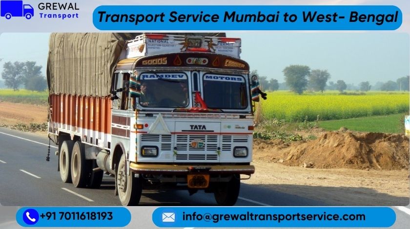 Best Truck Transport From Mumbai To West Bengal