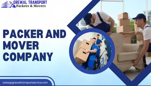 Professional packers and movers services in India by Grewal Transport Service ensuring safe and secure relocation