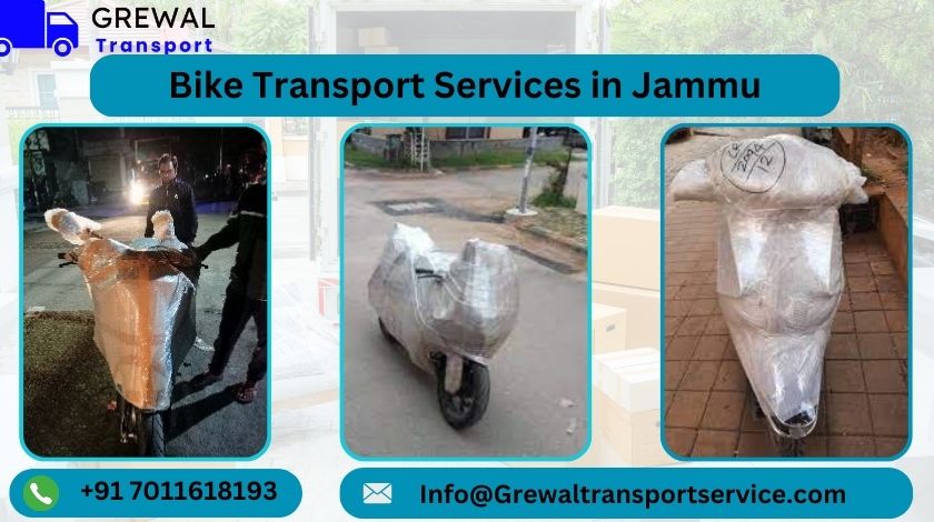 Professional bike transport services in Jammu