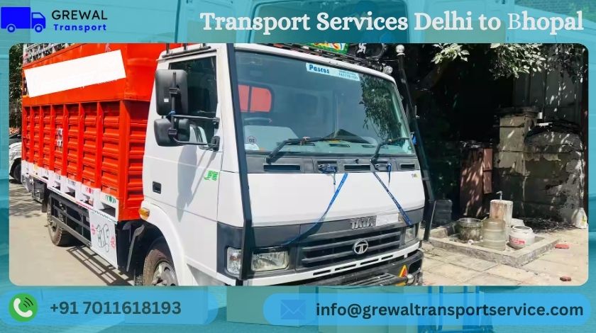 Full truck load services from Delhi to Bhopal for commercial goods transportation