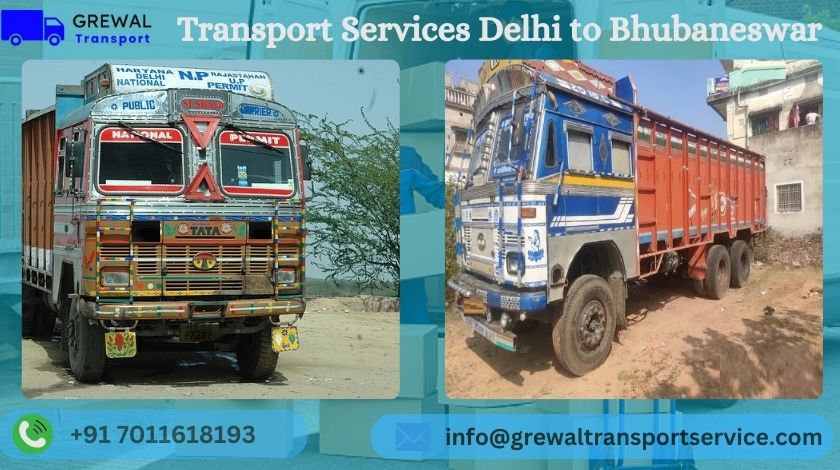 Affordable truck transport services from Delhi to Bhubaneswar with transparent charges