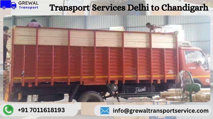 Full truck load services from Delhi to Chandigarh for commercial goods transportation