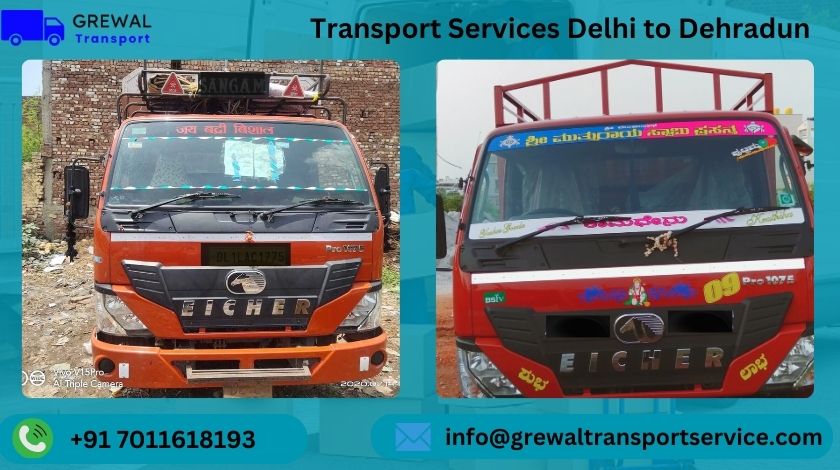 Transport services provided by Grewal Transport to key areas in Dehradun