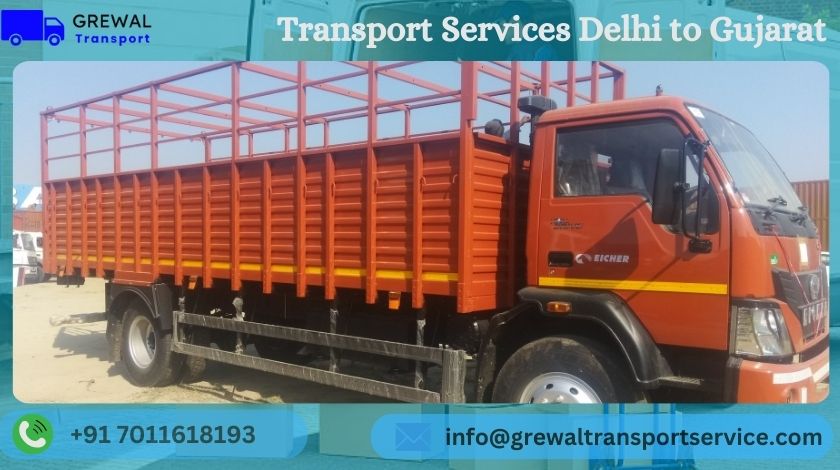 Full truck load services from Delhi to Gujarat for commercial goods transportation