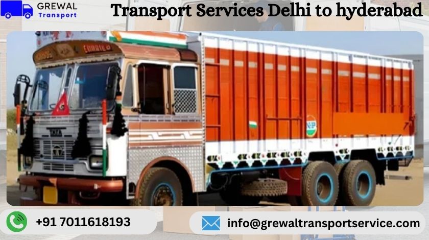 Full truck load services from Delhi to Hyderabad for commercial goods transportation