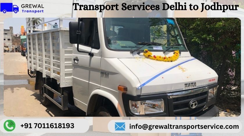 Full truck load services from Delhi to Jodhpur for commercial goods transportation