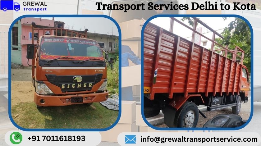 Affordable truck transport services from Delhi to Kota with transparent charges