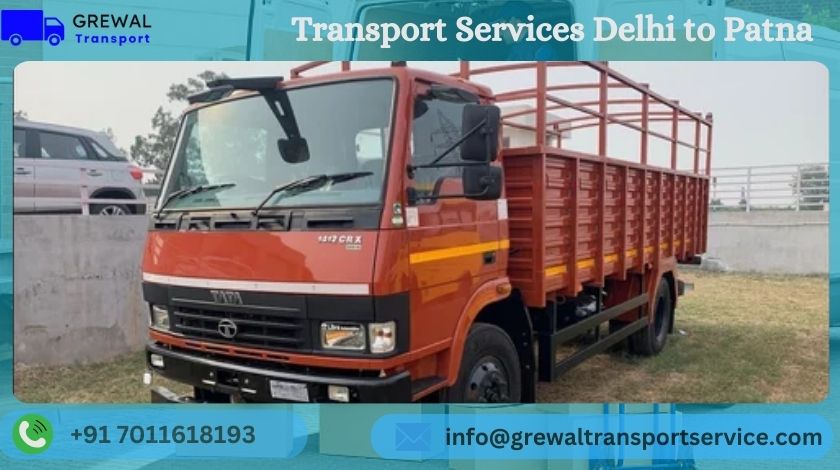 Full truck load services from Delhi to Patna for commercial goods transportation