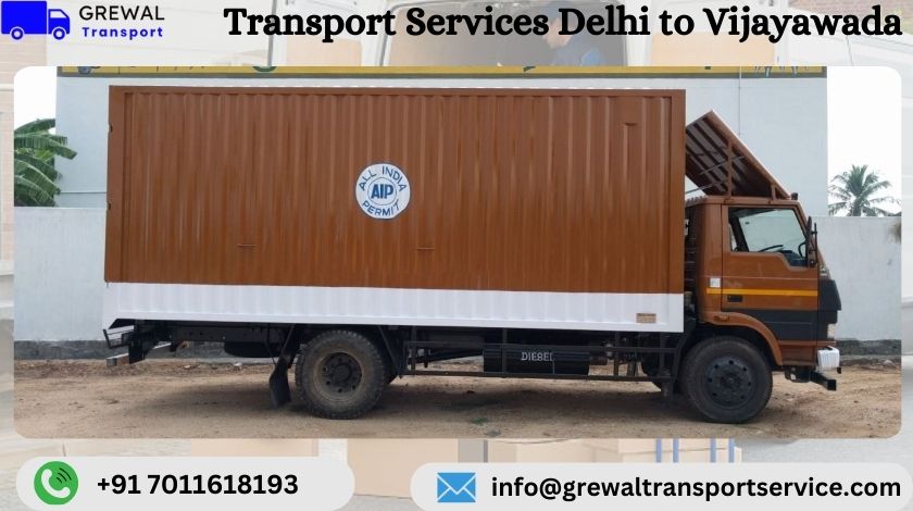 Full truck load services from Delhi to Vijayawada for commercial goods transportation